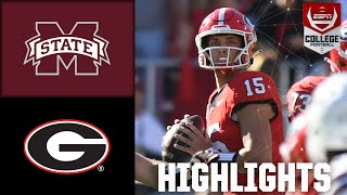 Mississippi State Bulldogs vs Georgia Bulldogs  Full Game Highlights  ESPN College Football [upl. by Nerrat]