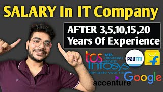 What is the salary package for an IT employee after 3 years 5  10 15 and 20 years of Experience [upl. by Luing]