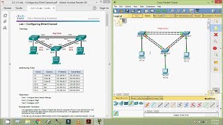 4214 Lab  Configuring EtherChannel [upl. by Bruni]