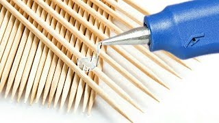 5 DIY Increibles Manualidades con Palillos para Decorar [upl. by Neehahs]