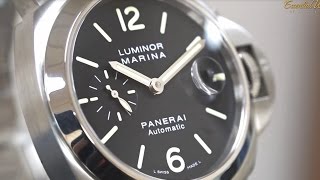 Panerai PAM 299  44mm Luminor Marina on Bracelet in Steel [upl. by Merrile367]