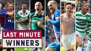 SCENES Dramatic Late Goals in Scottish Cup Finals [upl. by Bijan]