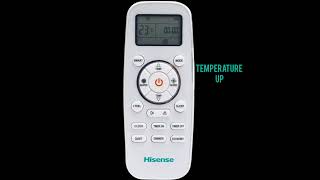 How to Use Hisense AC Remote  StepbyStep Guide [upl. by Simonette]