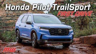 2023 Honda Pilot TrailSport  MotorWeek First Drive [upl. by Kwan]