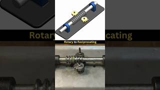 Rotary to Reciprocating Mechanism 📌 3ddesign mechanical mechanism engineering cad mech 3d [upl. by Ulland]