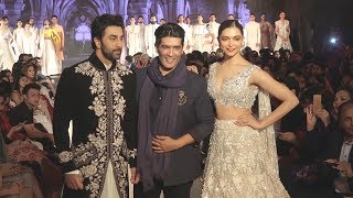 Ex Lovers Ranbir और Deepika RAMP WALK At Mijwan Fashion Show 2018 Show By Manish Malhotra [upl. by Ramma]