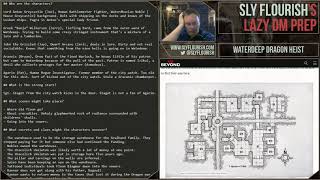 Lazy DampD Prep Waterdeep Dragon Heist A Friend in Need pt 3 [upl. by Hemminger]