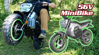 The QUIET RIPPER EGO 56V Mini Bike MB1000 [upl. by Enirehtac68]