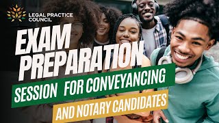 Exam preparatory session for Conveyancing and Notary candidates [upl. by Atnahsa]