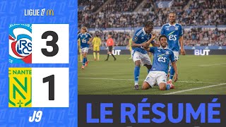 RC Strasbourg Alsace  FC Nantes  31  Le Résumé  Ligue 1 202425 [upl. by Eniamret]