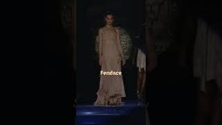 Shalom Harlow Fendace runway fashion viral [upl. by Ahso]