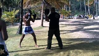 Devon Ramkallawan training with coach Brendon Burke [upl. by Aura]