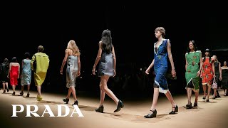 Miuccia Prada and Raf Simons present Prada SS23 Womenswear Collection [upl. by Anicart544]