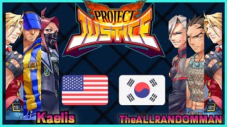 Project Justice  Kaelis 🇺🇸 VS 🇰🇷 TheALLRANDOMMAN  FLYCAST FIGHTCADE 2 [upl. by Willy]