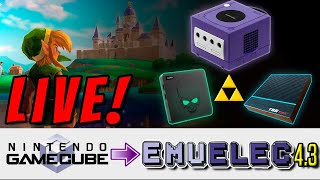 LIVE Jogando GameCube no EmuELEC 43 testes nas TV Box T95 Max S905x3 e Beelink GT King S922X [upl. by Acinoev]