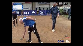 Petanque 2024 Men single Le cap vs Le Mee [upl. by Einahpets301]