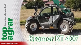 Kramer KT 407  Teleskoplader im top agrar Praxistest [upl. by Sidras103]