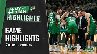 Žalgiris  Partizan  Game Highlights  20231214 [upl. by Romeyn67]