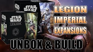 Imperials Unbox amp Build Star Wars Legion [upl. by Imehon]