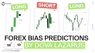 Forex Weekly amp Daily Bias Predictions by Dova Lazarus [upl. by Larcher]