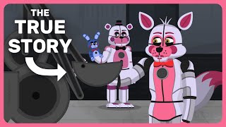 How Funtime Foxy Got Scooped FNAF Sister Location Animation [upl. by Adnawaj]