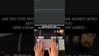 Yes but does your keyboard sounds this thocky keyboard creamy thocky keychron keyboardasmr [upl. by Thilde]