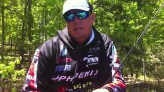 Russ Lane on rigging the Big Bite Baits Coontail Worm [upl. by Decker]