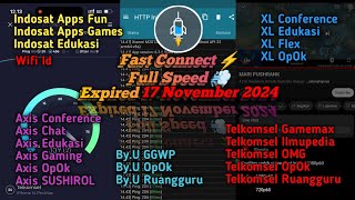 Update Config Http Injector Terbaru 11 November All Operator [upl. by Sinnard]