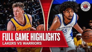 LAKERS vs WARRIORS  CALIFORNIA CLASSIC  FULL GAME HIGHLIGHTS  July 7 2024 [upl. by Silrac]