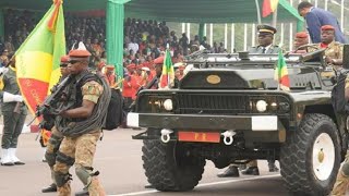 62ème Anniversaire de l’indépendance de la Répub du CongoDéfilé militaire au Boulevard Alfred Raoul [upl. by Tiersten]