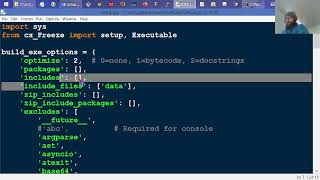 Python PY to EXE with cxFreeze [upl. by Atinomar]