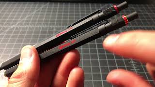 Rotring 600 vs Rotring 800 Ballpoint Pen Comparison [upl. by Norramic]