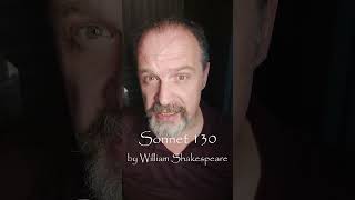 Sonnet 130 by William Shakespeare poetry shakespearesonnet [upl. by Nollat]