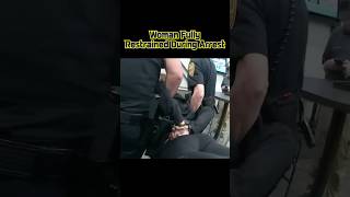 Woman Fully Restrained During Arrest us cops police bodycqm [upl. by Fotina345]