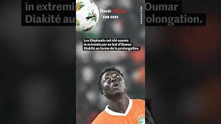 CAN 2024  Oumar Diakité sauve la Côte dIvoire in extremis [upl. by Endres573]