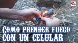 Como prender fuego con un celular Remake [upl. by Peedus]