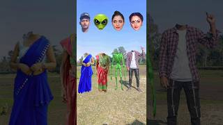 Green Siren old buddhi amp young girl amp vs Me correct head matching new game  magical video viral [upl. by Adeehsar]