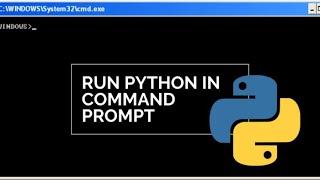 How To Run Python In Command Prompt [upl. by Raseda281]