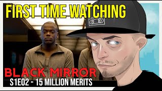 Black Mirror S1E02  15 Million Merits REACTION FIRST TIME WATCHING [upl. by Durham]