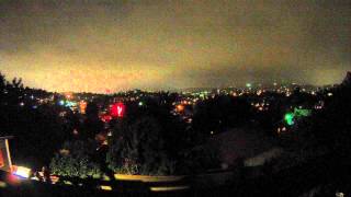 Time Lapse Highland park fireworks 2012 Los Angeles [upl. by Marilyn]