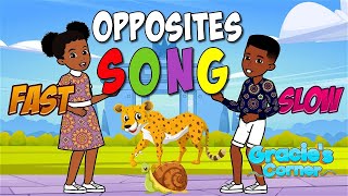 Opposites Song  Learning Opposites by Gracie’s Corner  Kids Songs  Nursery Rhymes [upl. by Laehctim]