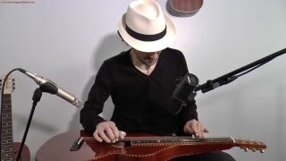 Time After Time  Open D Lesson for weissenborn dobro lap steel [upl. by Kletter609]