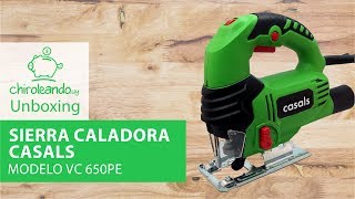 Sierra Caladora Casals 650W Modelo VC650PE  Chiroleandouy [upl. by Ahsiaa156]