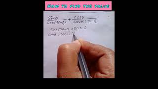 trigonometric solution  class 910  cbse  ICSE  trigonometry shorts maths [upl. by Phylys]