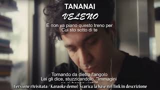 Tananai  VELENO Versione rivisitata  karaoke demo testo [upl. by Lobiv]