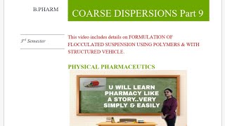 FLOCCULATED SUSPENSION USING POLYMERS amp WITH STRUCTURED VEHICLE [upl. by Selda190]