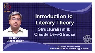 noc18hs31Lecture 17Structuralism Claude LeviStrauss [upl. by Grand997]