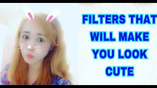 Filters that will make you look Cute [upl. by Maggio]