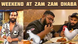 Weekend at Dhaba  Zamzam Dhaba fun vlog imran khan immi [upl. by Cirded]