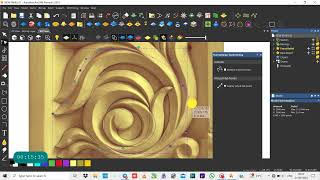 How to make 3d panel design in artcam 2018 Part 1 [upl. by Rheta]